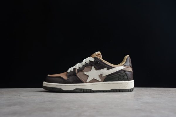 A Bathing Ape Bape SK8 Sta Brown Ivory (SP batch)001FWH801013_BEI_A - Image 2