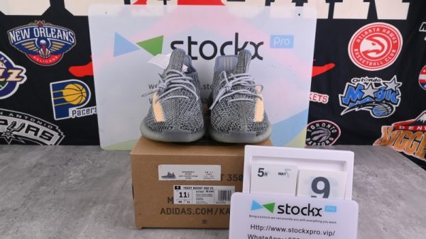 adidas Yeezy Boost 350 V2 Ash Blue(SP batch) GY7657 - Image 2