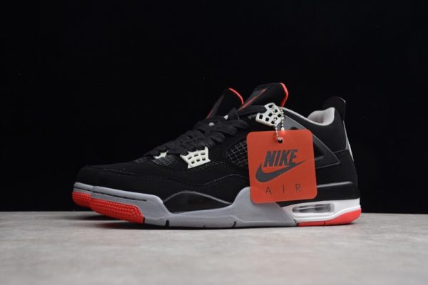 Jordan 4 Retro Bred (2019)  308497-060 - Image 2