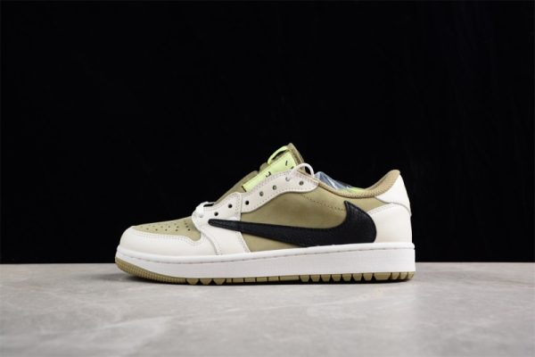 Jordan 1 Retro Low Golf Travis Scott Neutral Olive(SP Batch)FZ3124-200 - Image 2