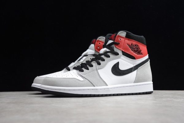 Air Jordan 1 High Smoke Grey Red(SP batch) 555088-126 - Image 3