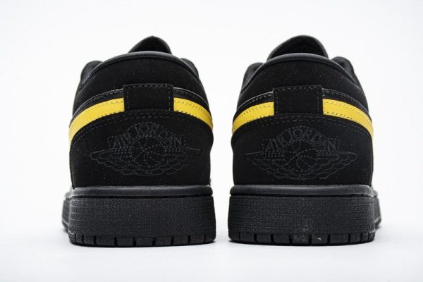 Jordan 1 Low Black Gold 553558-071 - Image 4