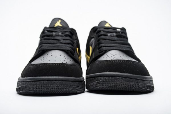 Jordan 1 Low Black Gold 553558-071 - Image 5