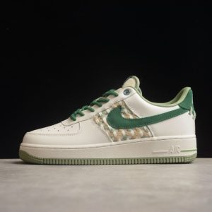Nike Air Force 1 Low '07 Premium NAI-KE Bamboo Weave Sail Gorge Green FN0369-100