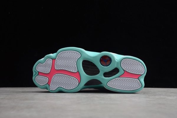 Jordan 13 Retro White Soar Green Pink (GS) 439358-100 - Image 5