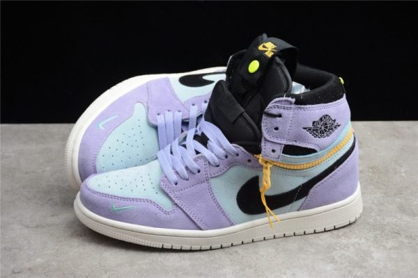 Jordan 1 High Switch Purple Pulse CW6576-500 - Image 3