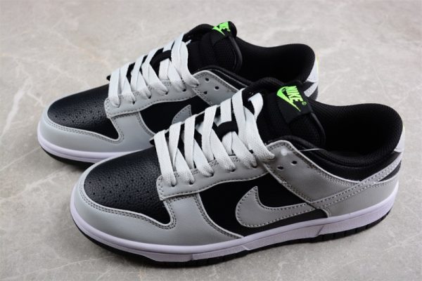 Nike Dunk Low Grey Panda Volt FD9756-001 - Image 4