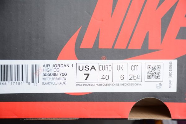 Nike Air Jordan 1 High OG   Brotherhood  (SP Batch) 555088-706 - Image 3