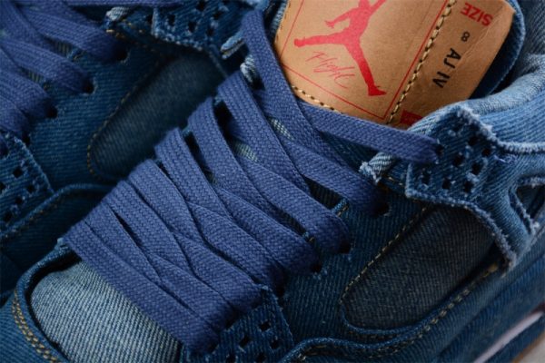 Jordan 4 Retro Levi's Denim (Tag with Levi's Logo) AO2571-401 - Image 2