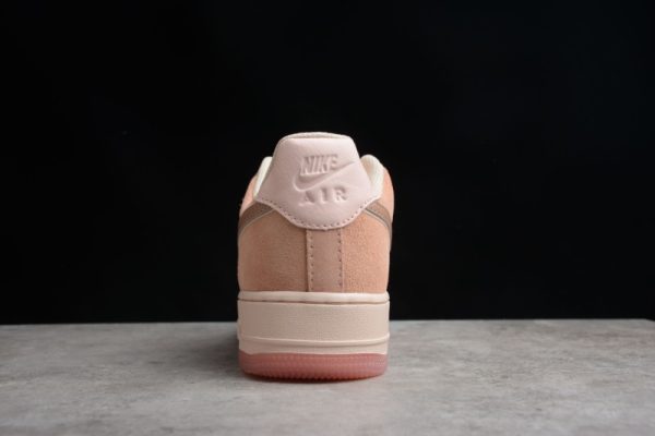 Nike Air Force 1'07 Low Premium Washed Coral Guava Ice Rose Gold 896185-603 - Image 5