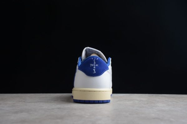 Travis Scott x Nike Air Jordan 1 Low Sail White Royal Blue(Retail Batch) DM9868-218 - Image 5