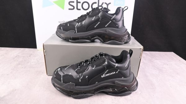 Ba***ci*ga Triple S Letter Black 524039 W09E1 2021(SP Batch)
