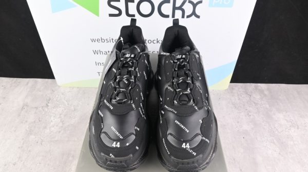 Ba***ci*ga Triple S Letter Black 524039 W09E1 2021(SP Batch) - Image 3