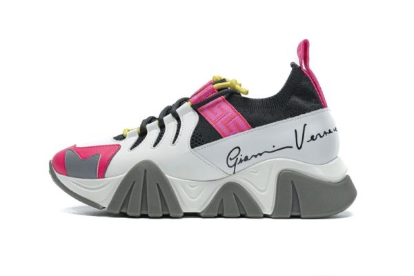 Versace TRIGRECA Jogging White Grey Pink(SP Batch) - Image 4