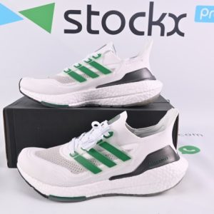 adidas Ultra Boost 21 White Sub Green FZ2326