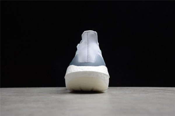 adidas Ultra Boost 21 White Sub Green FZ2326 - Image 3