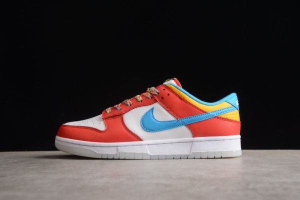 Nike Dunk Low QS LeBron James Fruity Pebbles DH8009-600 - Image 2