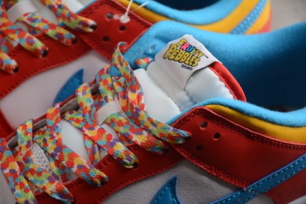 Nike Dunk Low QS LeBron James Fruity Pebbles DH8009-600 - Image 3