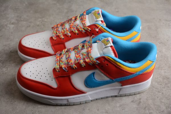 Nike Dunk Low QS LeBron James Fruity Pebbles DH8009-600 - Image 5