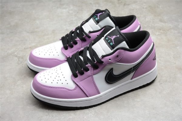Jordan 1 Low SE Violet Shock White Black CK3022-503 - Image 2
