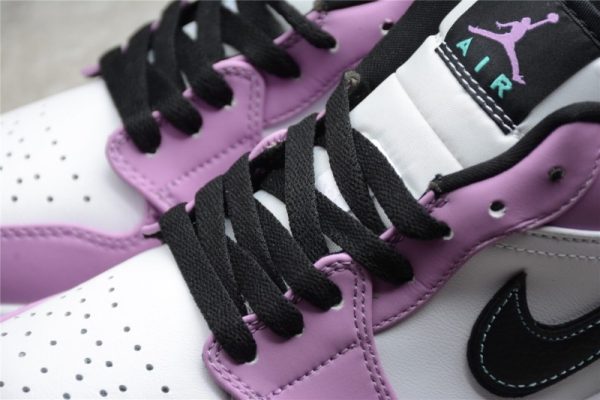Jordan 1 Low SE Violet Shock White Black CK3022-503 - Image 3
