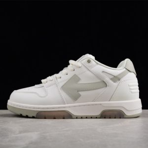 OFF-WHITE Out Of Office  OOO  Low Tops White Grey 2021 OMIA189S21LEA0010109