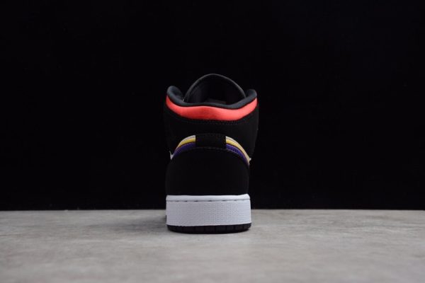 Jordan 1 Mid Lakers Top 3 (GS) BQ6931-005 - Image 4