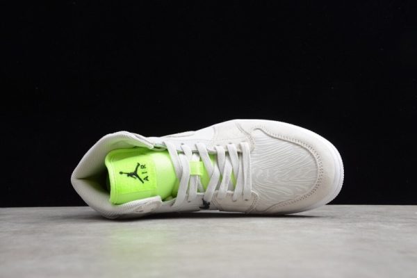 Jordan 1 Mid Vast Grey Ghost Green (W) CV3018-001 - Image 3