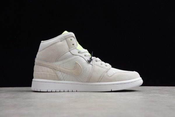 Jordan 1 Mid Vast Grey Ghost Green (W) CV3018-001 - Image 5