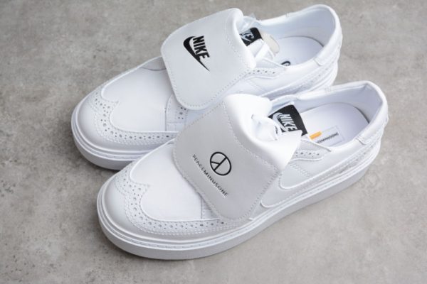 Nike Kwondo 1 G-Dragon Peaceminusone Triple White DH2482-100 - Image 4