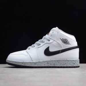 Jordan 1 Mid White Cement (GS) 554725-115