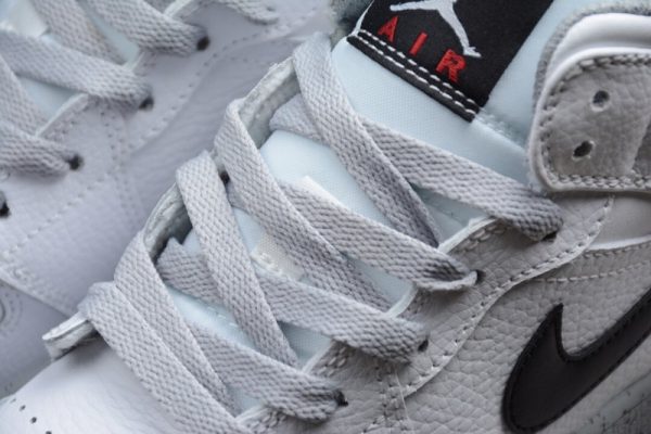 Jordan 1 Mid White Cement (GS) 554725-115 - Image 2