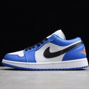 Jordan 1 Low Hyper Royal Orange Peel 553558-401