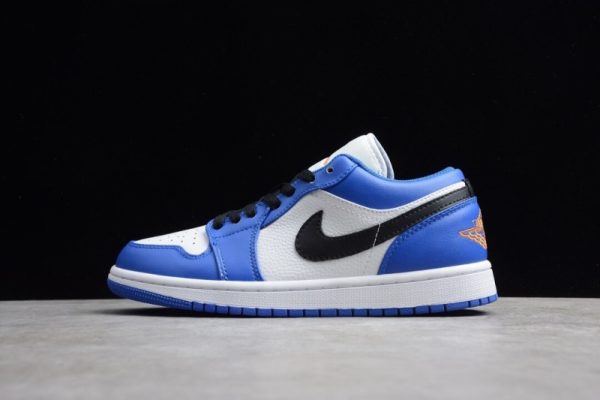 Jordan 1 Low Hyper Royal Orange Peel 553558-401
