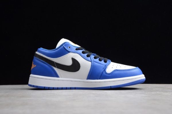 Jordan 1 Low Hyper Royal Orange Peel 553558-401 - Image 4