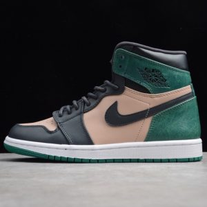 Jordan 1 Retro High Bio Beige Anthracite Mystic Green (W) AH7389-203