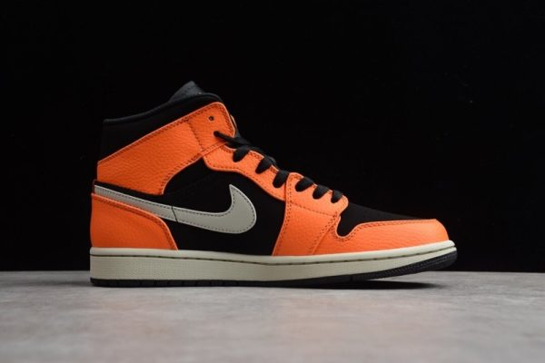 Jordan 1 Mid Black Cone 554724-062 - Image 3