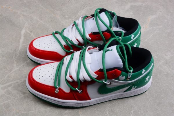 Air Jordan 1 Low   Christmas   553558-129 - Image 4