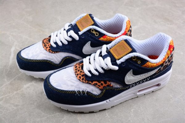 Nike Air Max 1 Premium Denim Leopard FJ4452-432 - Image 4