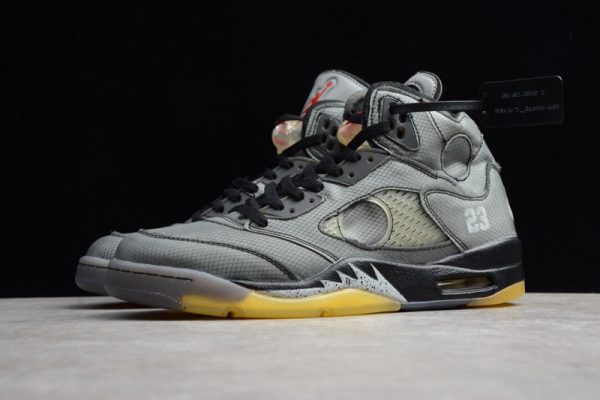 Jordan 5 Retro Off-White Black (SP Batch) CT8480-001 - Image 3