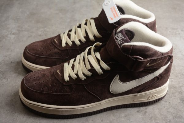Nike Air Force 1 Mid QS Chocolate DM0107-200 - Image 4