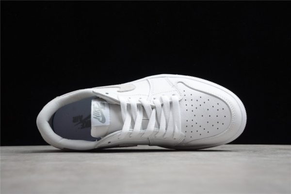 Air Jordan 1 Low OG Neutral Grey White Hyper Crimson CZ0858-100 - Image 5