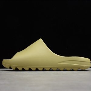 (Free Shipping)Yeezy Slide Resin Green Casual Shoes FX0494