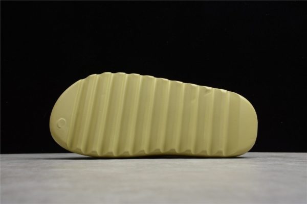 (Free Shipping)Yeezy Slide Resin Green Casual Shoes FX0494 - Image 4