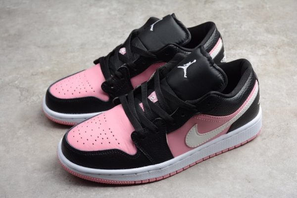 Jordan 1 Low Black Pink Quartz 554723-016 - Image 4