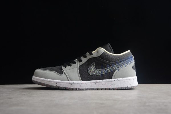Jordan 1 Low Crater Black Grey DM4657-001