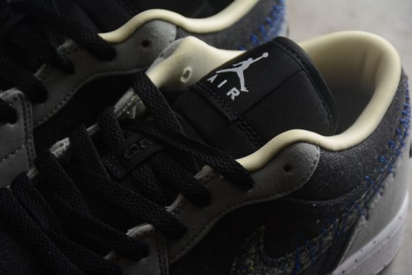 Jordan 1 Low Crater Black Grey DM4657-001 - Image 2