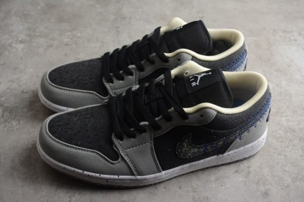 Jordan 1 Low Crater Black Grey DM4657-001 - Image 4