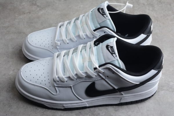 Nike Dunk Low White Black (2022) (W) DD1503-113 - Image 4