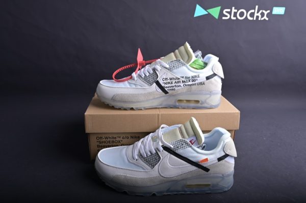 Nike Air Max 90 OFF-WHITE   All White  (Retail Batch)